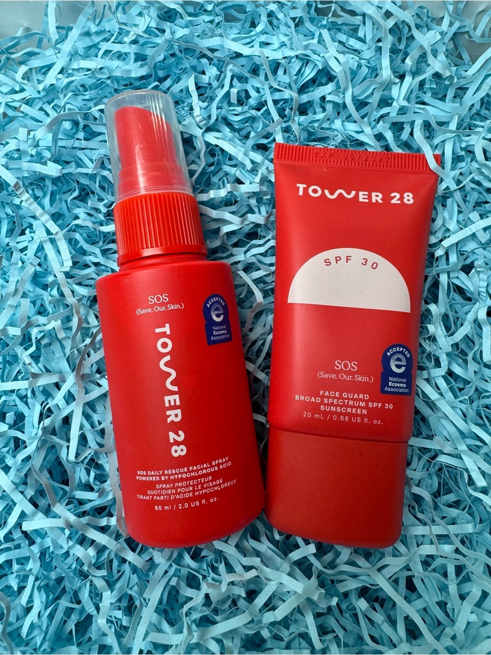 TOWER 28 BEAUTY SOS Hypochlorous Acid Spray & FaceGuard Sunscreen Travel Duo